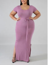 Load image into Gallery viewer, Mauve Maxi Dress-CURVY