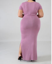 Load image into Gallery viewer, Mauve Maxi Dress-CURVY